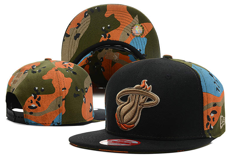 Miami Heat Snapback Hat DF 0613